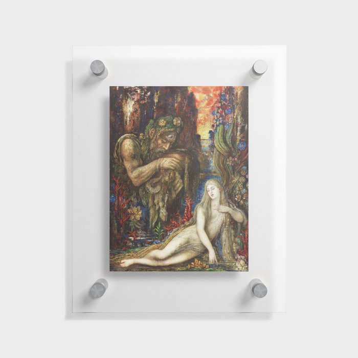 Galatea (from Greek mythology) by Gustave Moreau Floating Acrylic Print