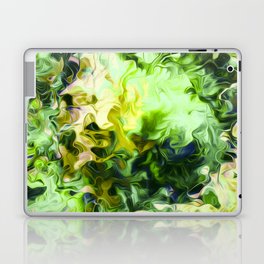 Surreal Smoke Abstract In Hreen Laptop Skin