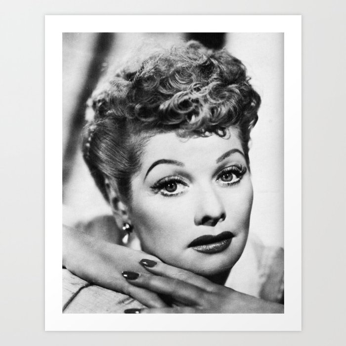 Lucille Ball I Love Lucy Beauty Art Print By Vintagephotos Society6 Lucille Ball I Love Lucy Beauty Art Print
