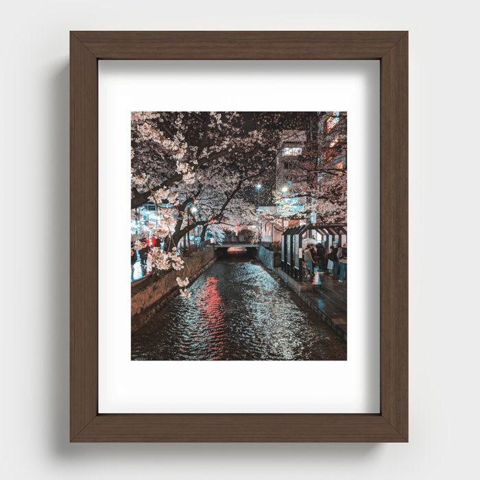 Spring in Kyoto Recessed Framed Print