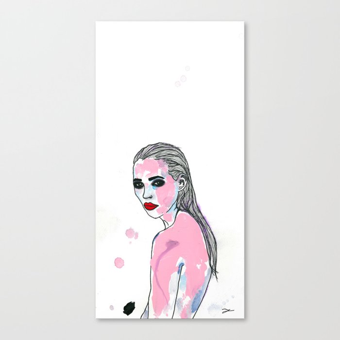 Zehn Mädchen. Canvas Print