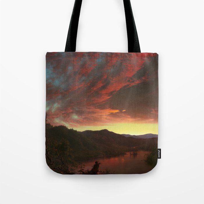 Twilight in the Wilderness - Frederic Edwin Church Tote Bag
