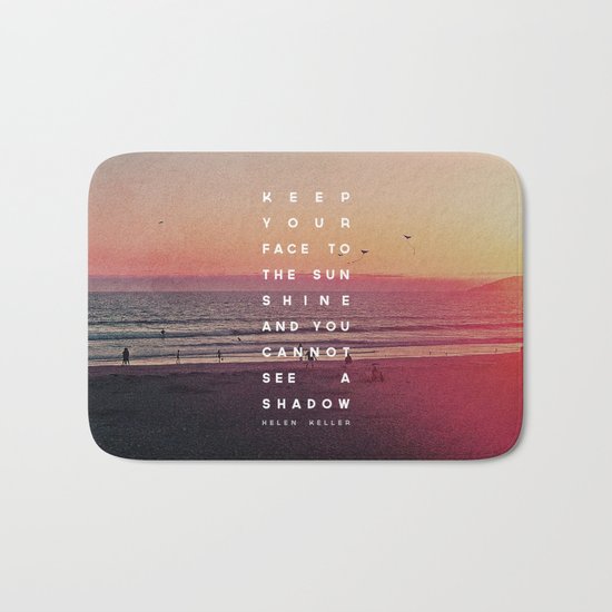 Face to the Sunshine Bath Mat
