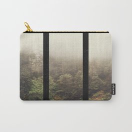 Window to the Forest and Fog-PNW Carry-All Pouch