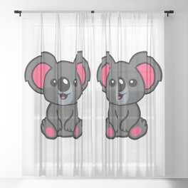 The Cutest Koala Sheer Curtain
