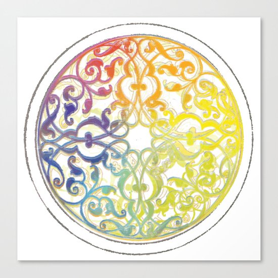 Rosace Canvas Print