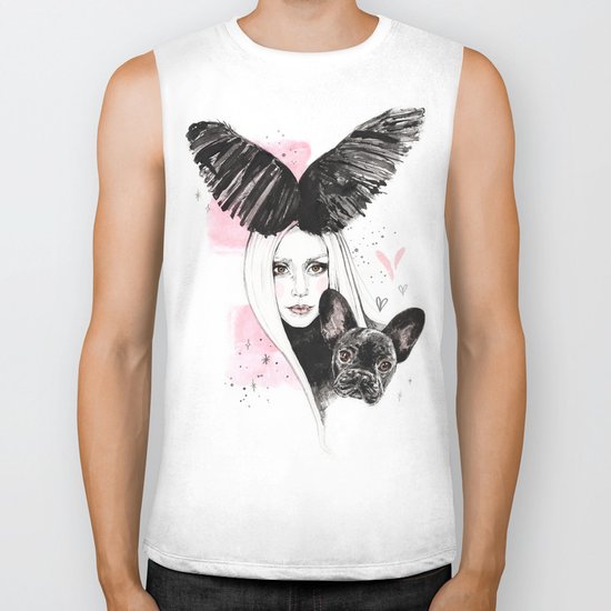 Bat Pig Biker Tank