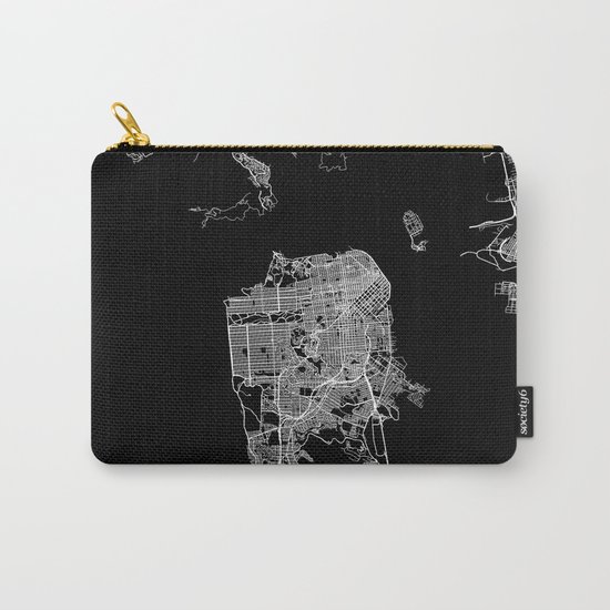 san francisco map Carry-All Pouch