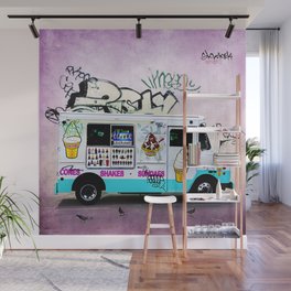 Ice Cream Truck Wall Mural