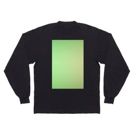 29 Green Gradient Background 220713 Minimalist Art Valourine Digital Design Long Sleeve T-shirt