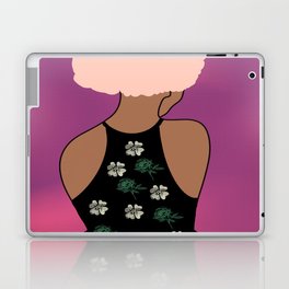 Woman At The Meadow 48 Laptop Skin
