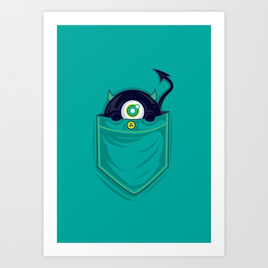 Pocket Monster Art Print