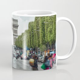 Walking around Paris, the city of love Mug