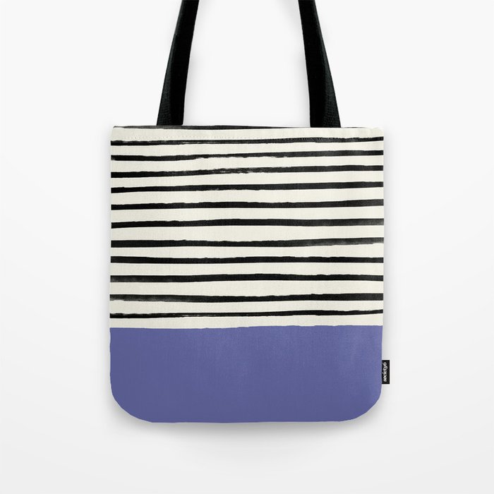 Peri x Stripes Tote Bag