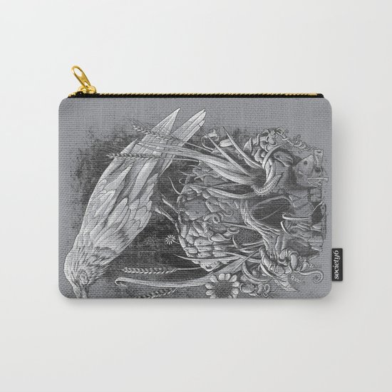 White Raven Carry-All Pouch