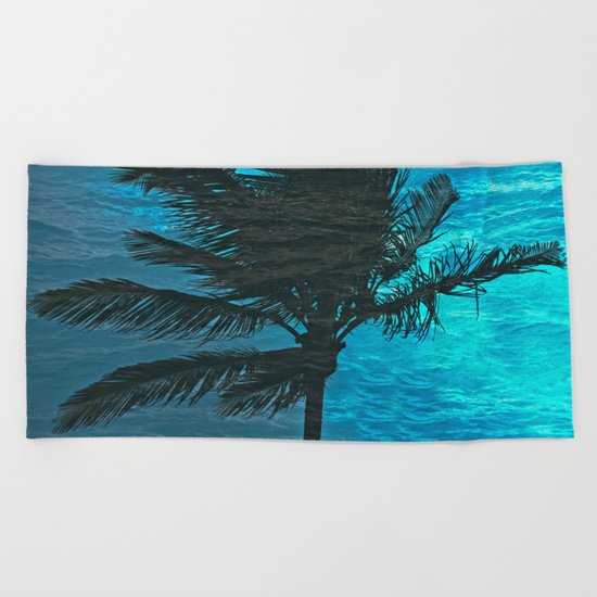 SWIMMING PALM Beach Towel