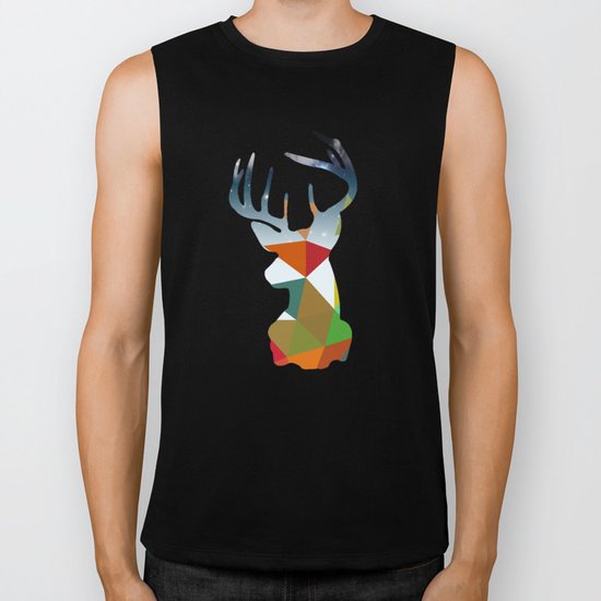 geometric Biker Tank