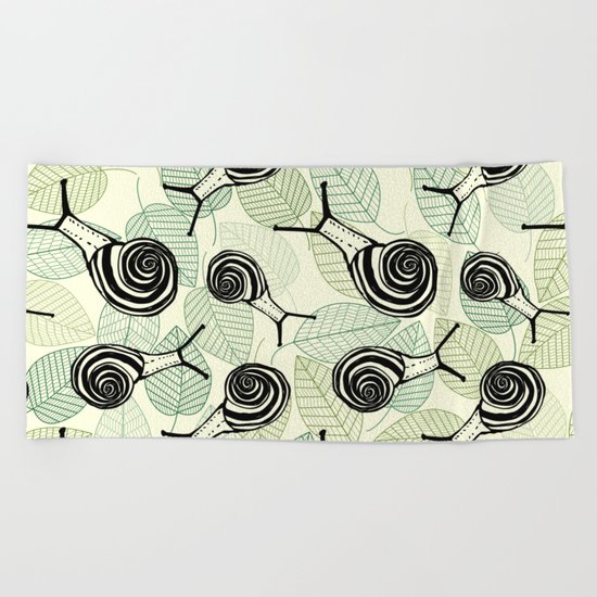 Snails Beach Towel