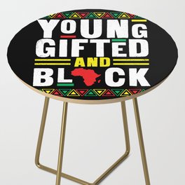 Young Gifted And Black Black History Month Side Table