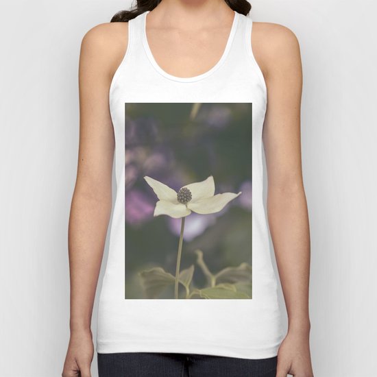 Dogwood Flower Unisex Tank Top