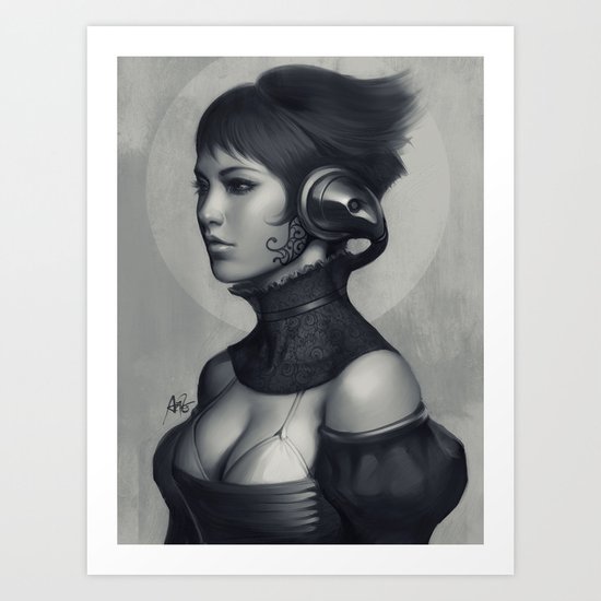 Pepper Grayscale II Art Print