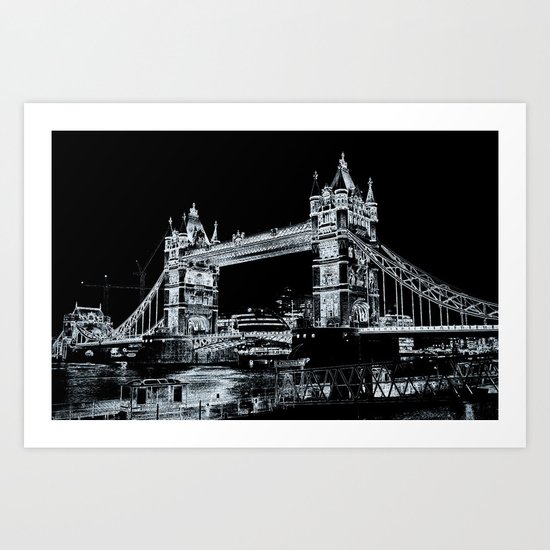 Tower Bridge Art Art Print