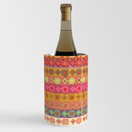 Fair Isle Knitting (Lidiya) Sundrenched Version Wine Chiller