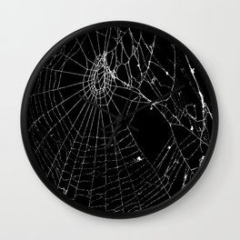 Spider Web Wall Clock