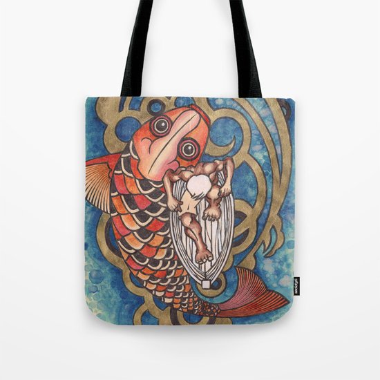 old fisherman Tote Bag