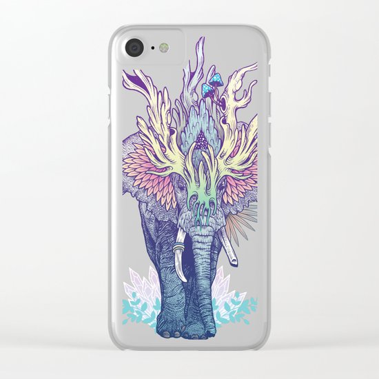 Spirit Animal - Elephant Clear iPhone Case