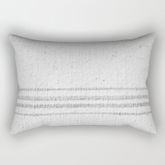 VINTAGE FARMHOUSE GRAIN SACK Rectangular Pillow