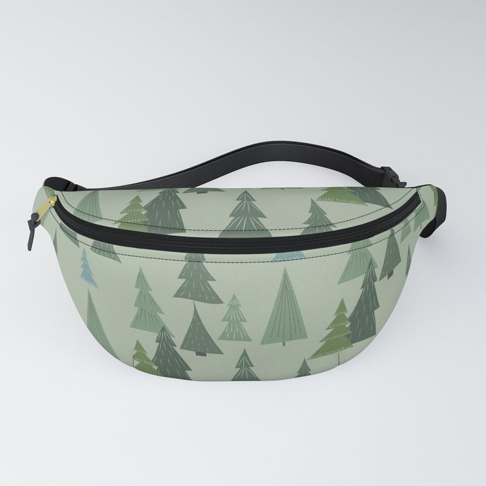 Pine Trees -  Christmas Pattern Fanny Pack