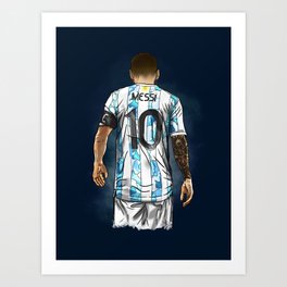 Messi Argentine Art Print