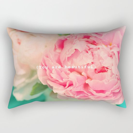 {You are beautiful} Rectangular Pillow