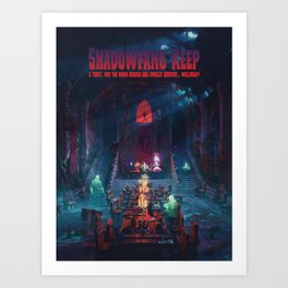 Shadowfang Keep (Novel cover) Art Print