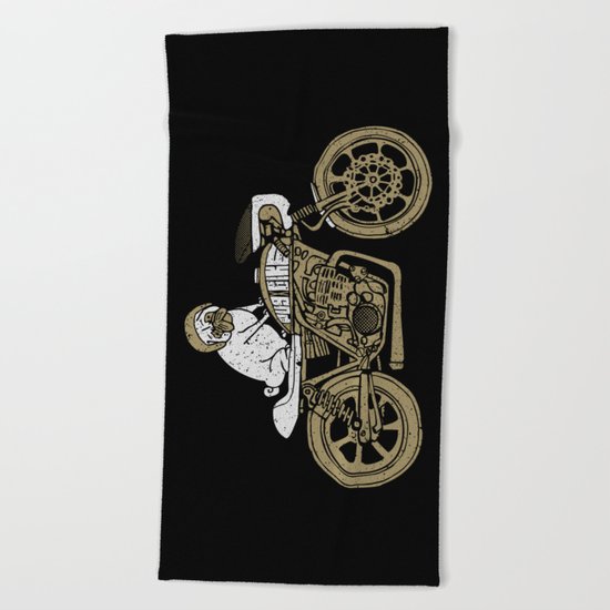 Let's Ride Beach Towel