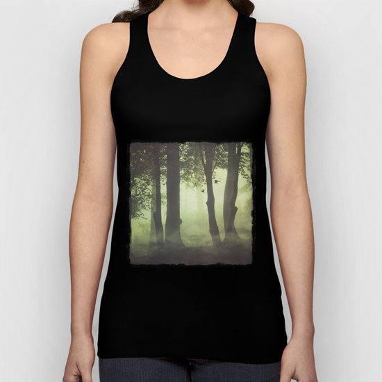Wispy Forest Mists Unisex Tank Top