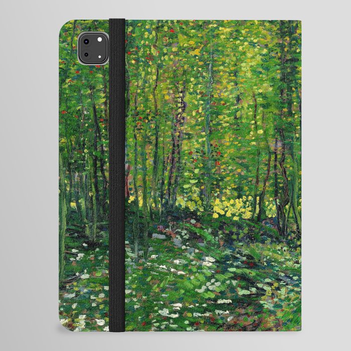Vincent Van Gogh Trees and Undergrowth 1887 iPad Folio Case
