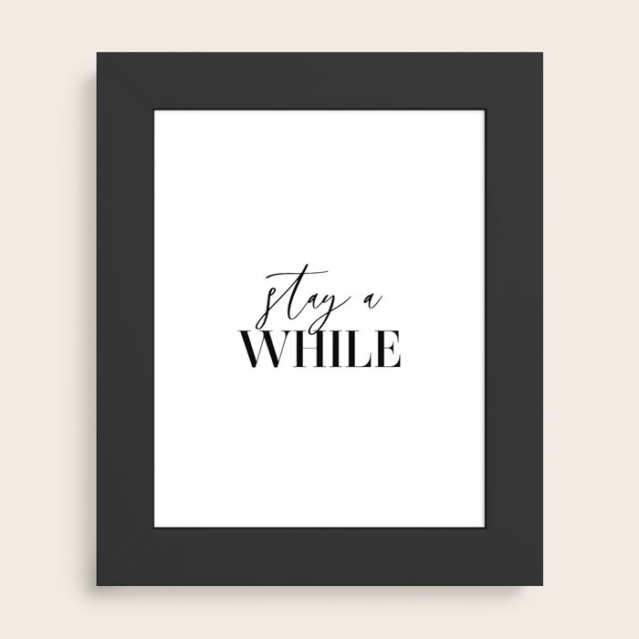 Framed Art Print