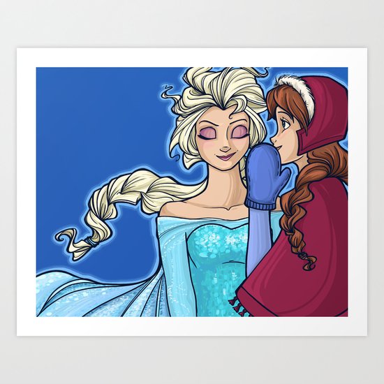 "The Untold Story of the Daughters of Arendelle" Art Print