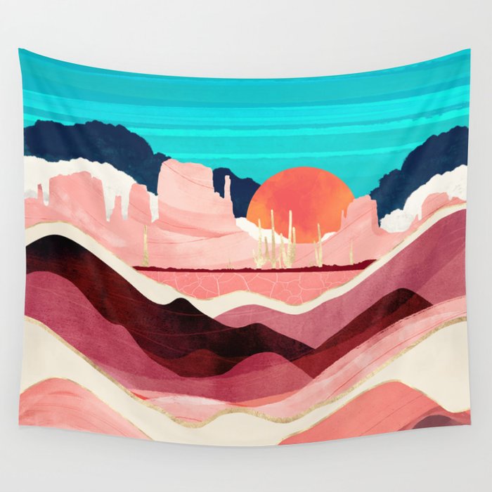 Sunset Desert Wall Tapestry