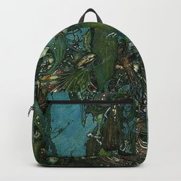 The Mermaid By Edmund Dulac  Backpack