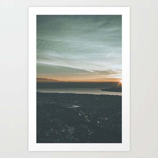 Dilworth Mtn. Lookout Art Print