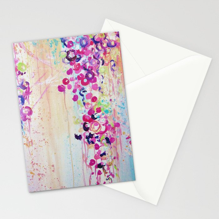 Dance Of The Sakura Lovely Floral Abstract Japanese Cherry