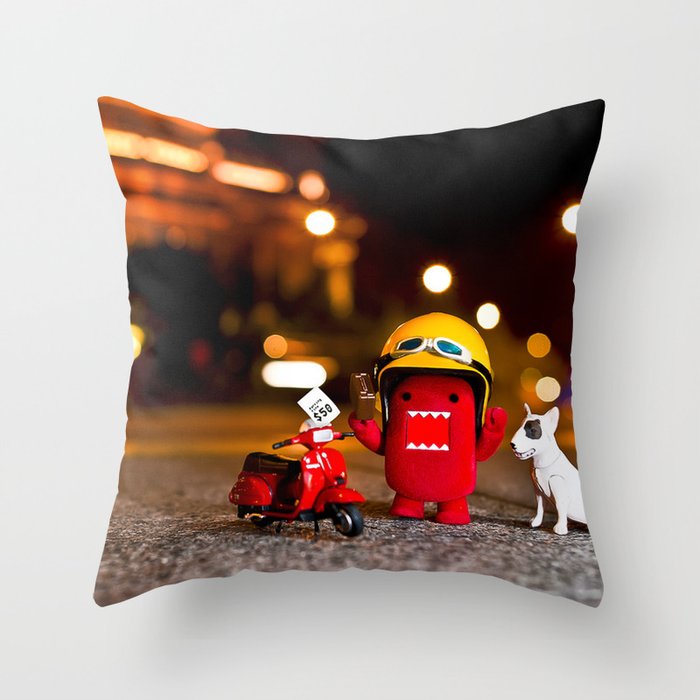 Parking Fine! Throw Pillow