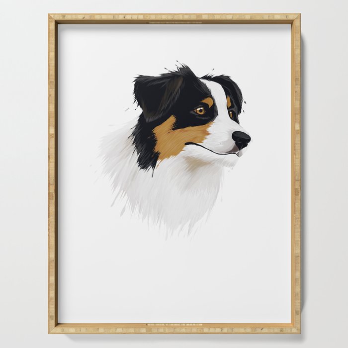 Australian Shepherd Serving Tray