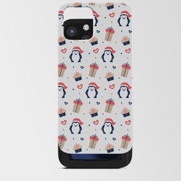 Christmas Pattern Gifts Penguin Cute iPhone Card Case