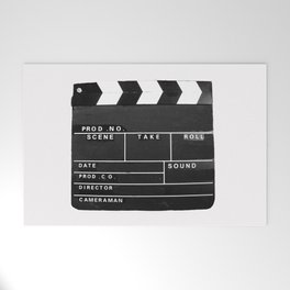 Film Movie Video production Clapper board Welcome Mat