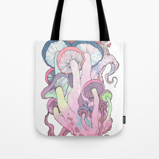 cephalopoda amanita Tote Bag