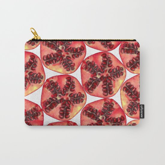 Pomegranate Pattern Carry-All Pouch
